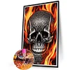 Diamond Painting -Full Round Drill Skull(60*40 CM)