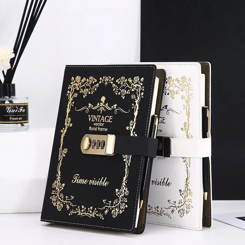 Embroidered Vintage Notebook-Himinee.com