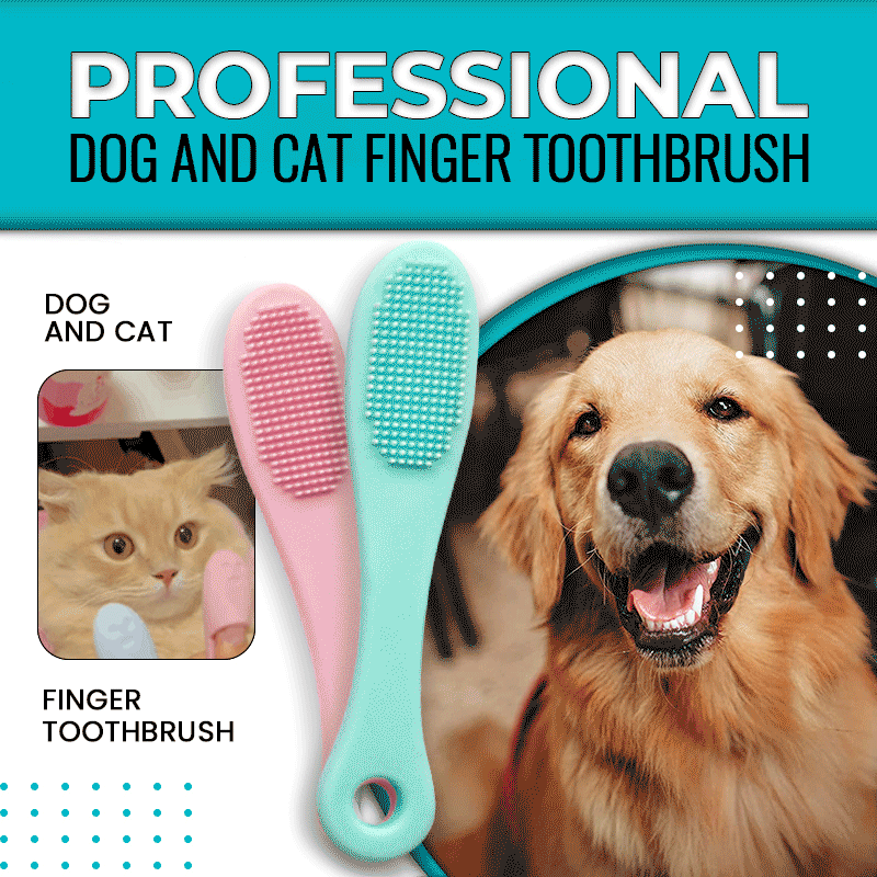 Professional Dog And Cat Finger Toothbrush 5pcs