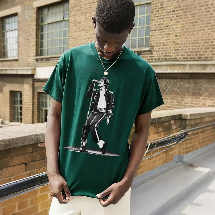 Michael Jackson Performance Printed Men's T-shirt