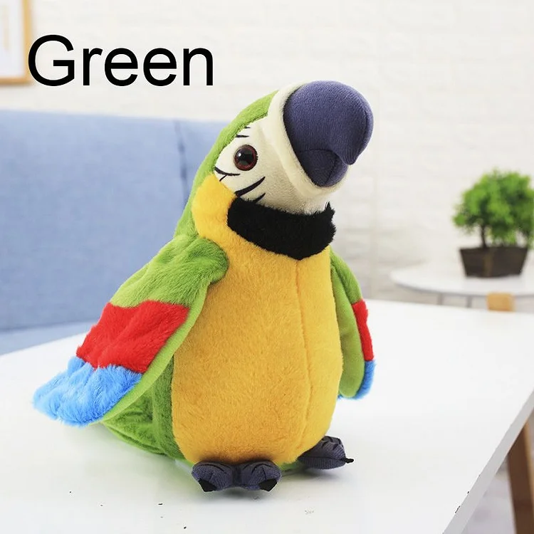 Interactive Talking Parrot Plush Toy