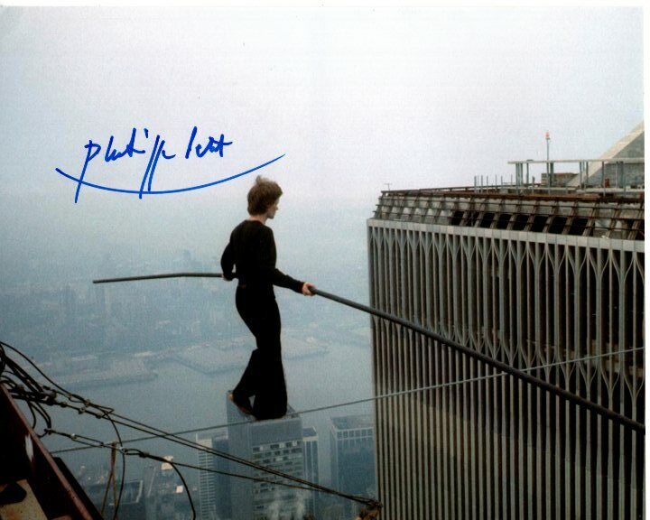 PHILIPPE PETIT signed autographed Photo Poster painting HIGH-WIRE ARTIST