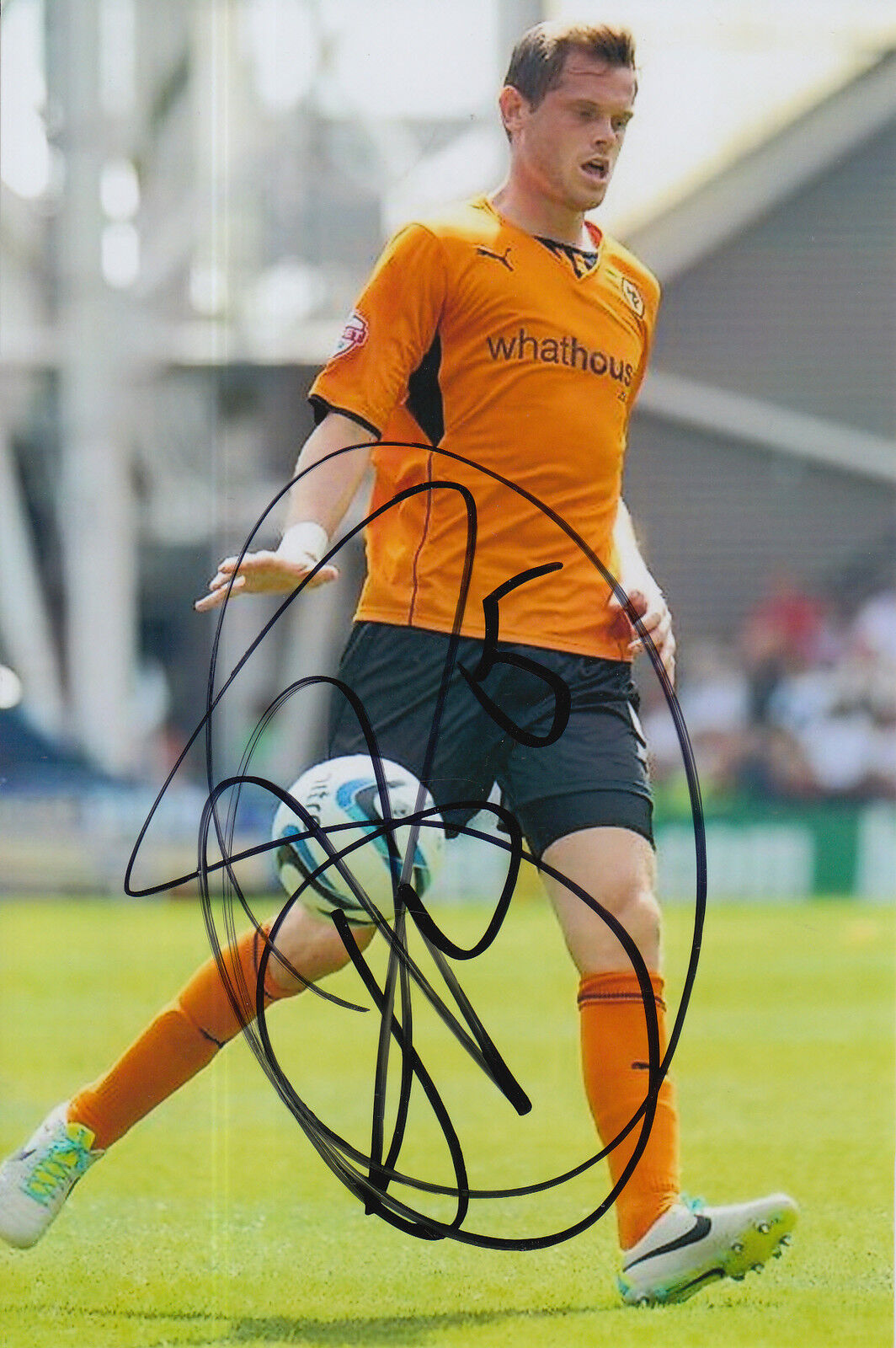 WOLVES HAND SIGNED RICHARD STEARMAN 6X4 Photo Poster painting 1.