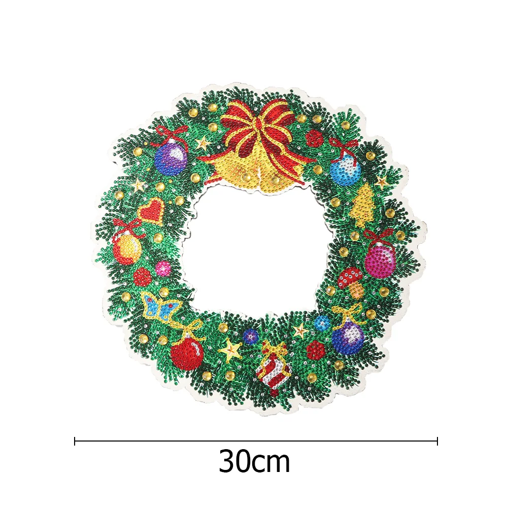 Diamond Paint Crystal Art Wreath - Christmas Bells