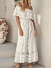 Falbala Off-The-Shoulder Maxi Dress