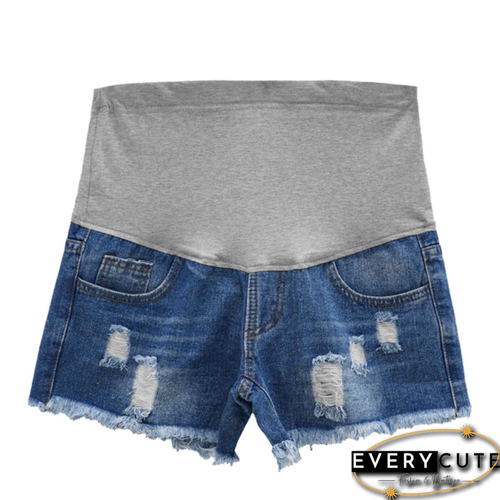 Pregnant women's Denim Shorts Summer Pregnant Casual Short For Women Pregnacy Shorts
