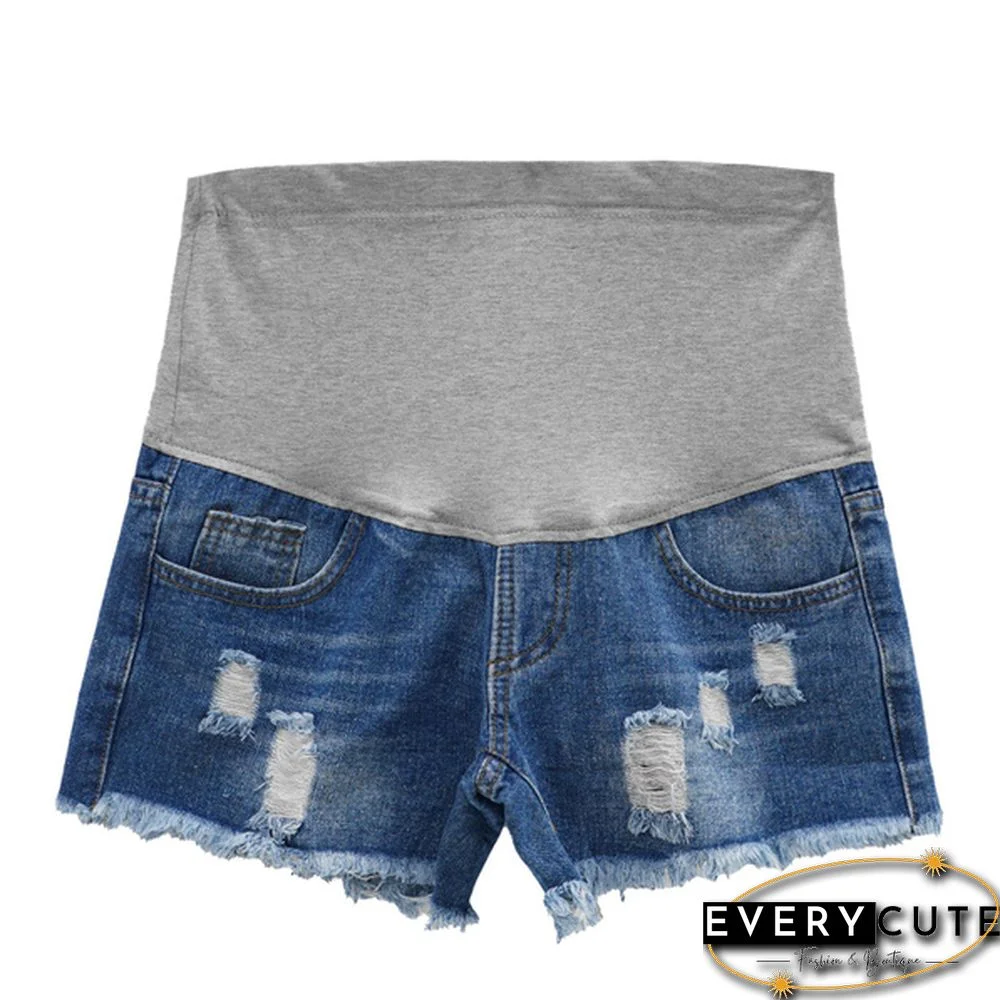 Pregnant women's Denim Shorts Summer Pregnant Casual Short For Women Pregnacy Shorts