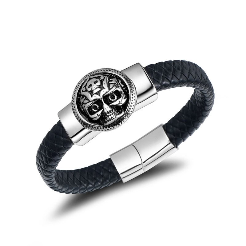 Men's Punk Rock Braided Bracelet