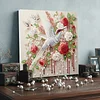 (Pre-Framed)White Bird-Special Shape Diamond Painting Kit(25x25cm)