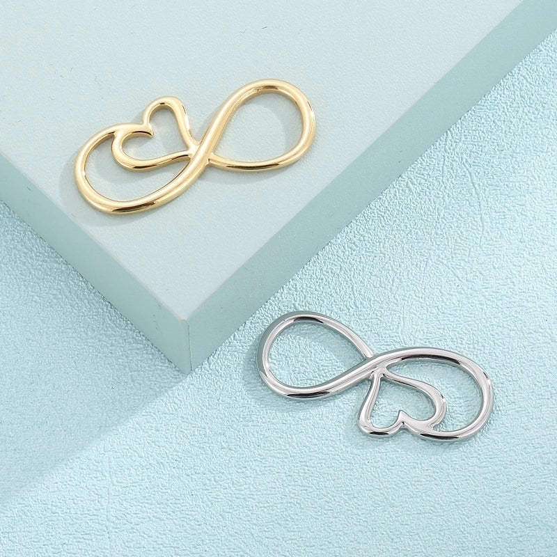 1 Piece Stainless Steel 18K Gold Plated Solid Color