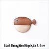"May you have fish every year" refrigerator magnet, cute fish wall decoration sticker, anglerfish magnetic sticker, perfect as a gift.