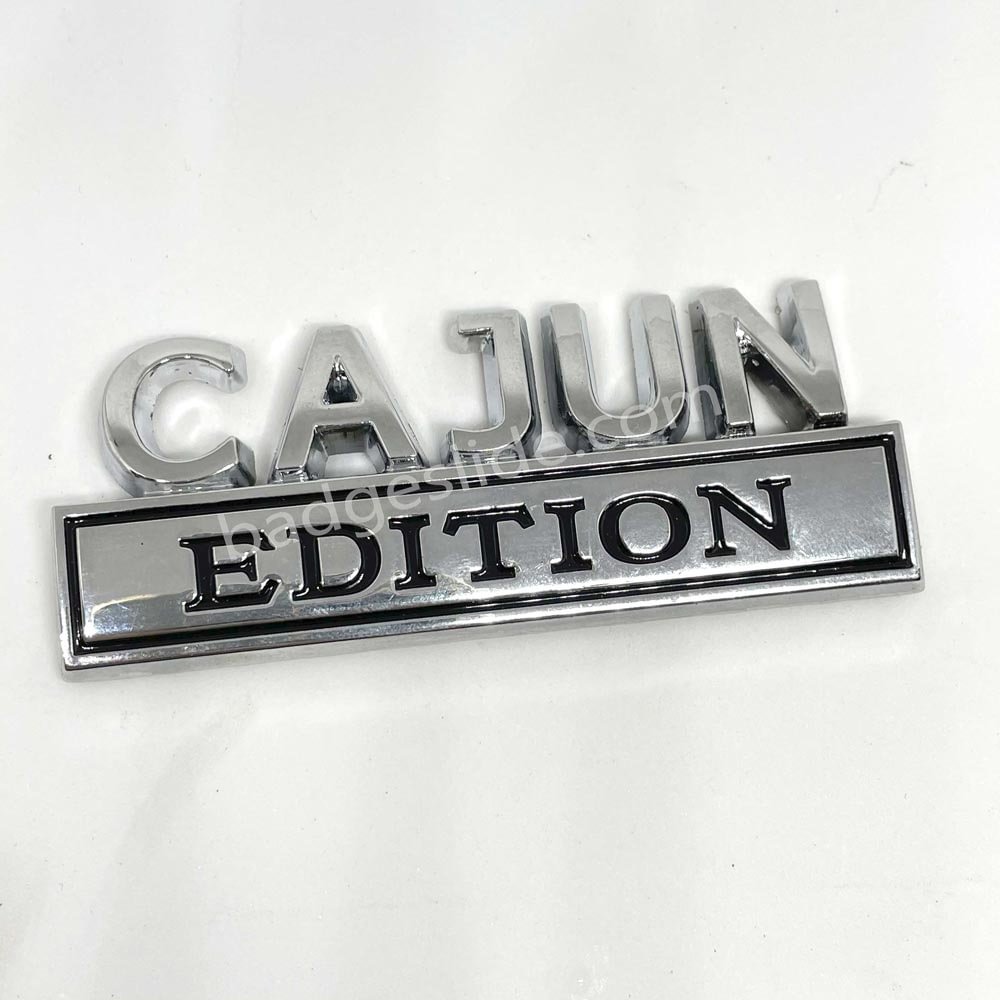 2 PCS CAJUN Edition Emblem Fender Badge