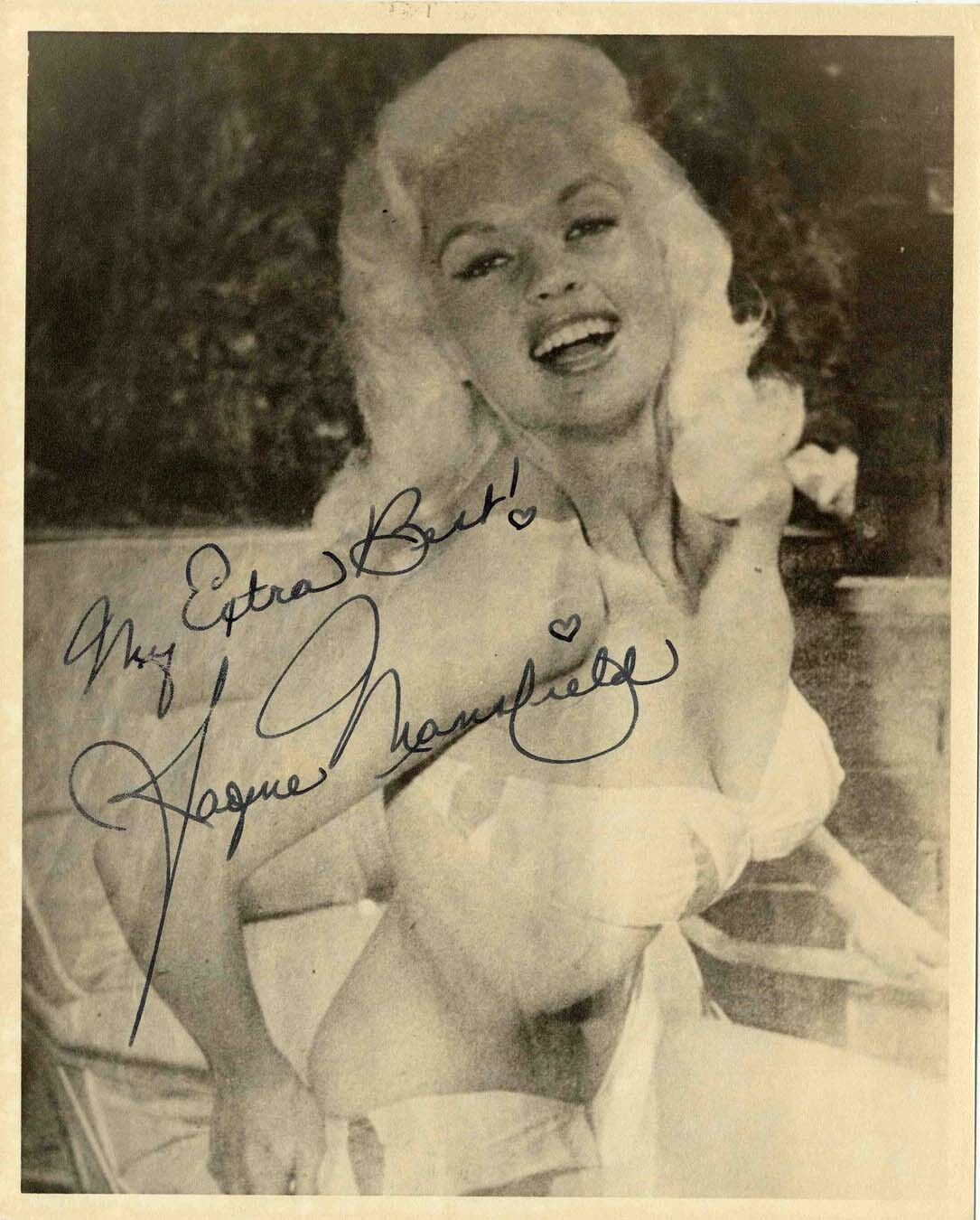 JAYNE MANSFIELD Signed Photo Poster paintinggraph - Beautiful Film Star Actress - preprint