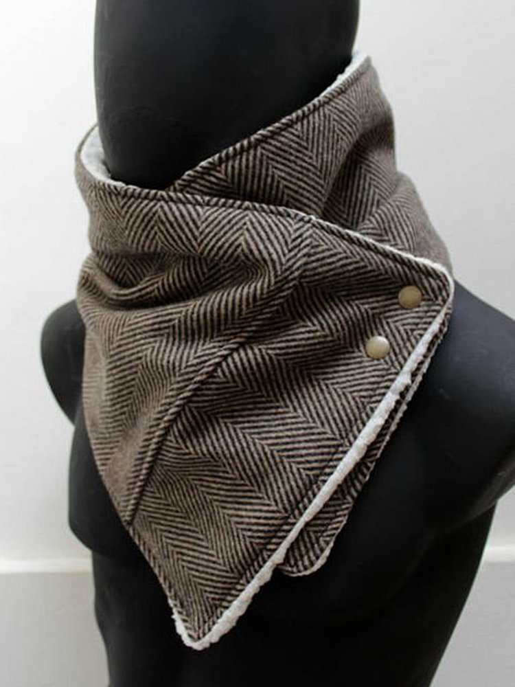 Men's casual warm scarf