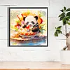 Diamond Painting -DIY Round Drill AI Curious Panda(40x40cm)