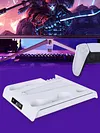 For PS 5 Slim/PS 5 Pro Cooling Stand & Controller Charging Station with Hook