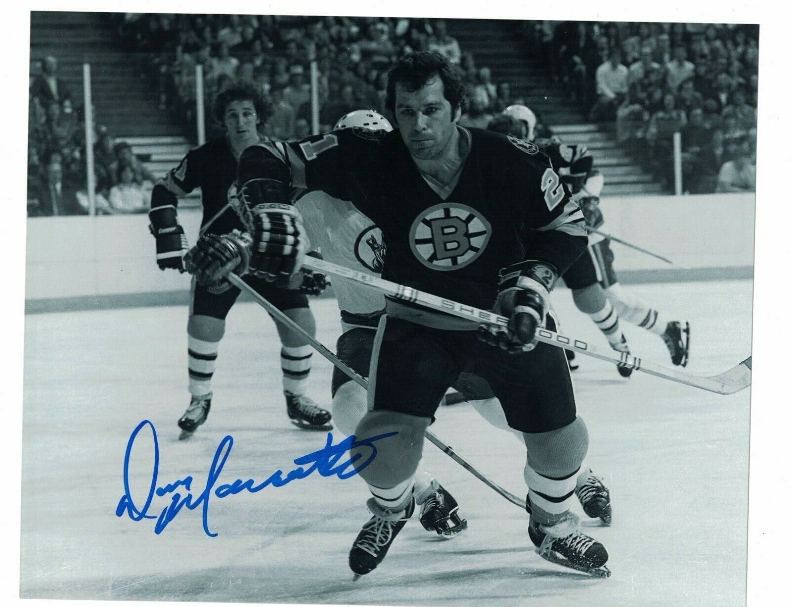 Don Marcotte Boston Bruins Signed 8 x 10