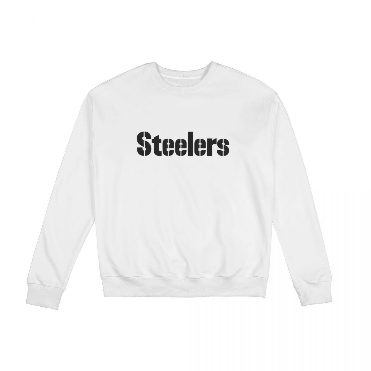 Pittsburgh Steelers Wordmark Sweatshirt Round Neck Tops
