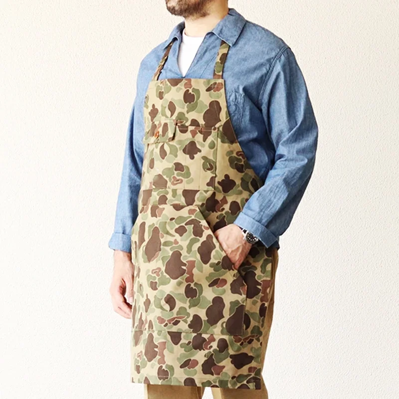 16oz Duck Camouflage Print Duck Hunter Work Apron