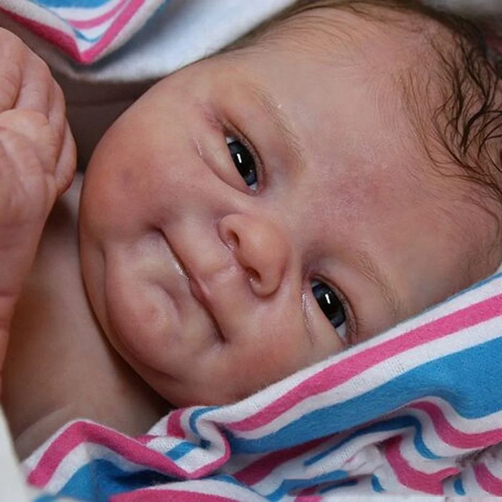 17 inch Realistic African American reborn baby cocomalu baby doll