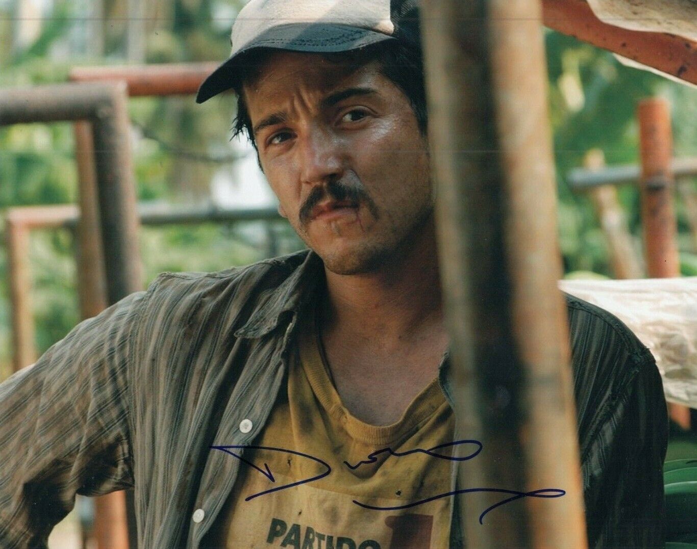 DIEGO LUNA signed (RUDO Y CURSI) autographed Movie 8X10 Photo Poster painting *Beto* W/COA #2