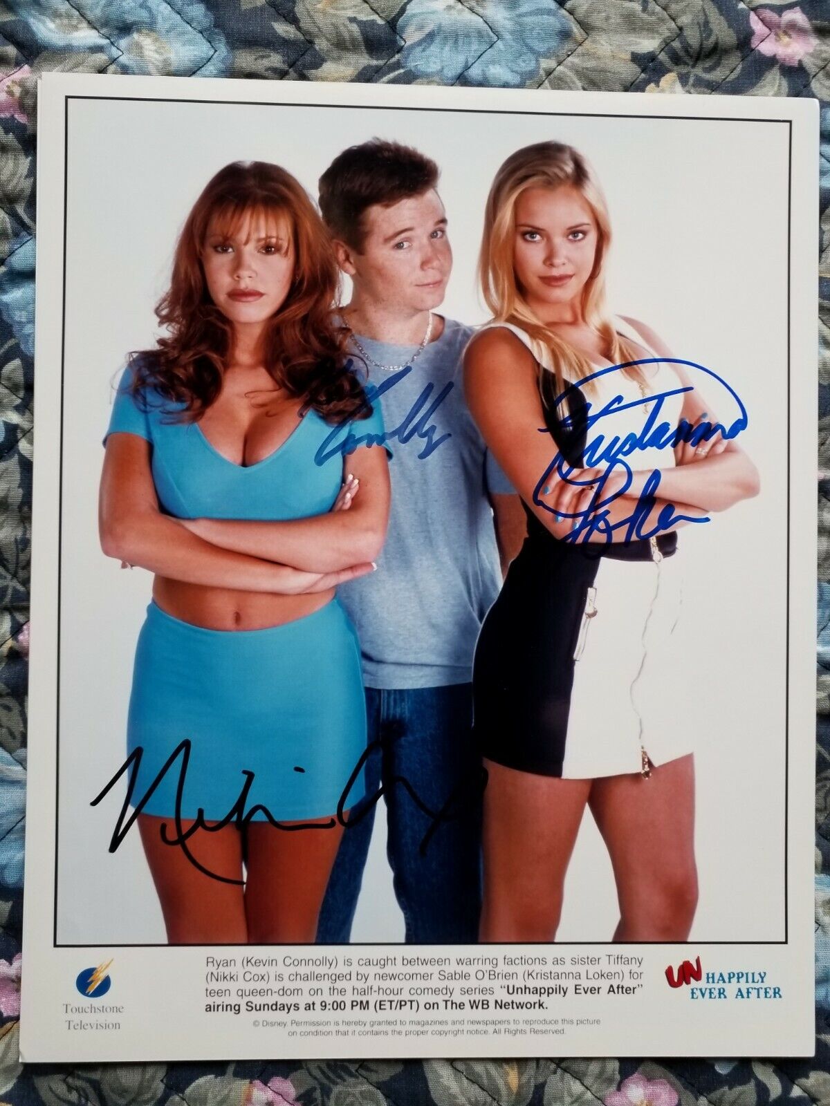 KEVIN CONNOLLY Nikkki Cox KRISTANA LOKEN Signed AUTOGRAPH 8 x 10 Photo Poster painting