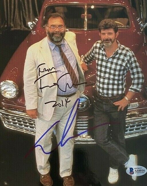 George Lucas Francis Ford Coppola signed autographed 8x10 Photo Poster painting RARE COA