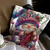 Sewing Gnome-11CT DIY Stamped Cross Stitch Shopping Bag 40*40cm