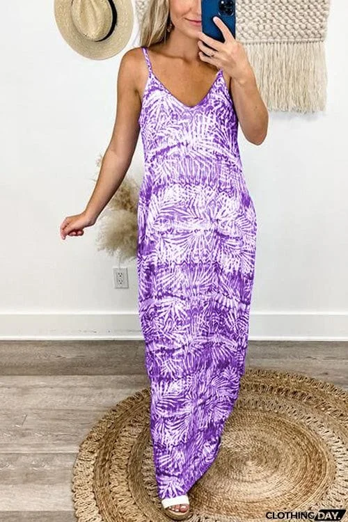 Fashion Chic Sling V Neck Dress