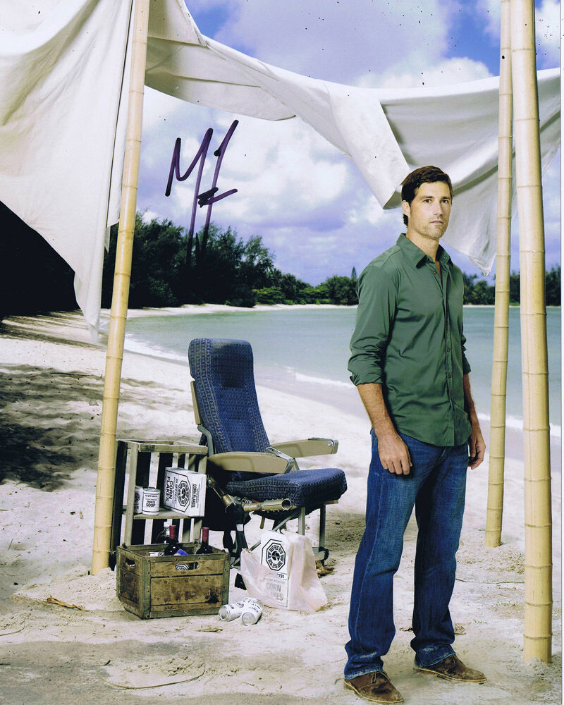 MATTHEW FOX Original Signed Autograph 10x8 Photo Poster painting AFTAL