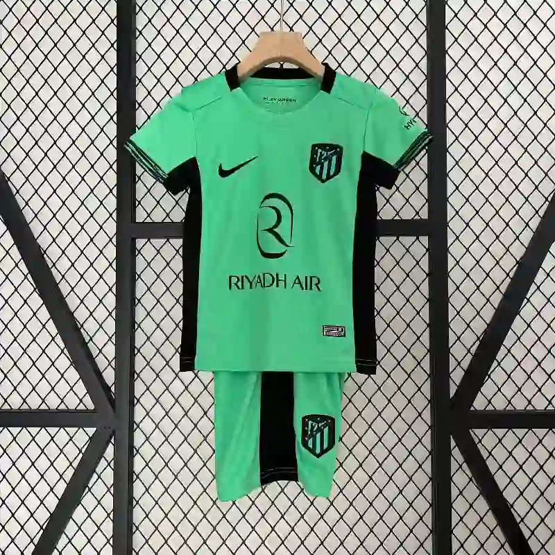 23/24 Kids Atletico Madrid Soccer Jersey Second Away