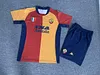 2001/2002 Retro Kids Size Roma Home Soccer Jersey Home 1:1 Thai Quality