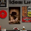 2PCS Cowboy Boots - Vintage Metal Signs Set - 20*30cm/30*40cm - Western