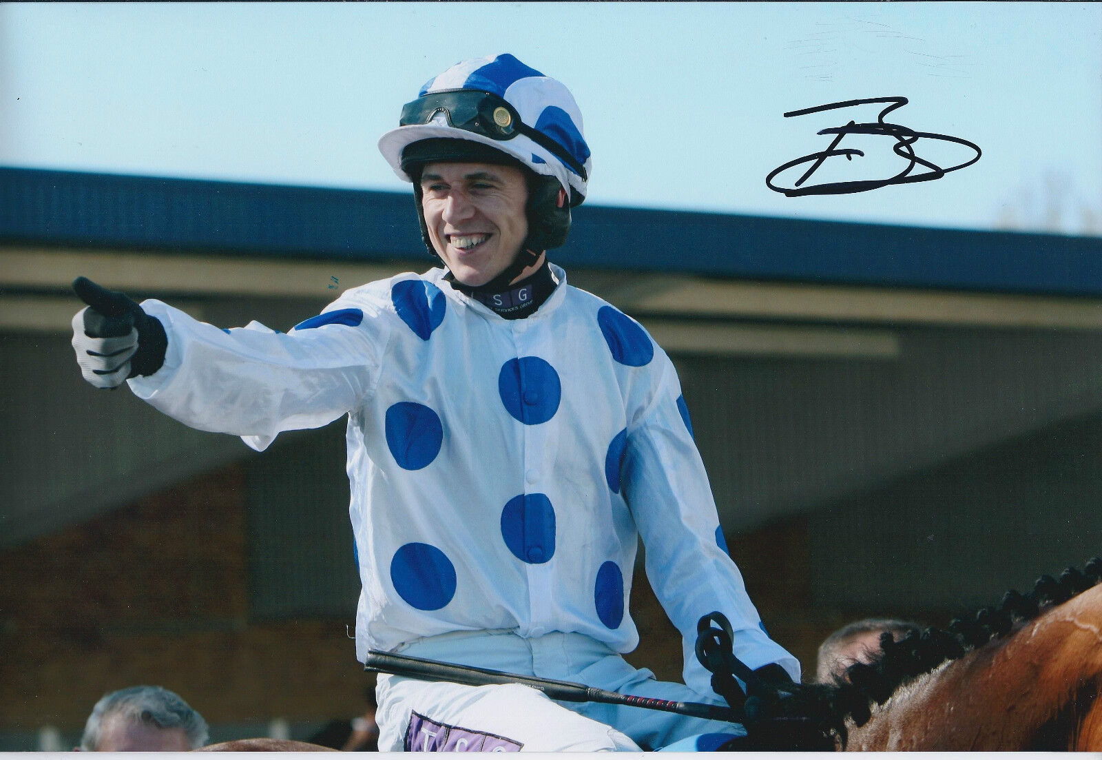 Paddy BRENNAN SIGNED Autograph Photo Poster painting AFTAL COA Scottish Grand National Jockey