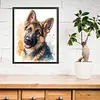 German Shepherd Dog-11CT Stamped Cross Stitch 40*50cm/15.75*19.69in tapestrymarket