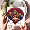 6PCS DIY Diamond Art Greeting Cards Black Girl Congratulations Cards & Gifts