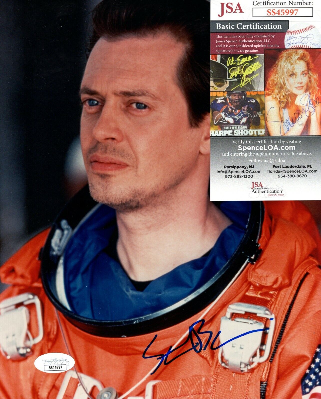 Steve Buscemi Actor Hand Signed Autograph 8x10 Armageddon Movie Photo Poster painting JSA COA