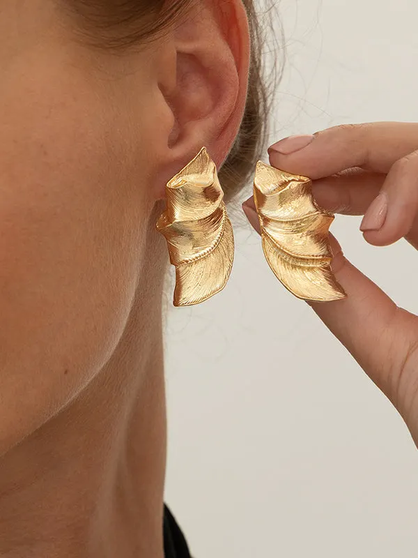 Normcore Geometric Drop Earrings