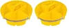 Bucket Boss - Bucket Stacker Small Parts Organizer, Bucket Organization (15051), Yellow (Pack of 2)