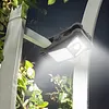 Portable Safety Wall Lights Waterproof LED Solar Motion Sensor Lights USB Charging Outdoor Clip On Solar Lights for Outside Fence Chain Link Camping