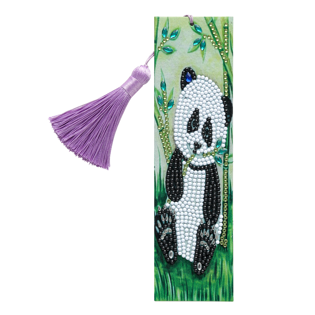 

Diamond Painting Bookmark - Special Shaped Diamond - Panda, 501 Original