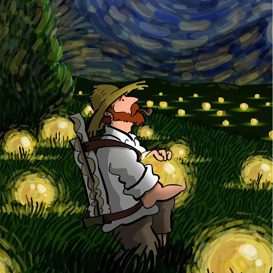 Van Gogh - Stars In The Wheat Field- Multiple Sizes Drill Diamond Painting gbfke