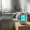 Air Humidifier Super Anti-Dry-Burning Quiet Silent Dual-Spray Humidifier W/ 7-Color Ambient Night Light Suitable for Room Office and Gym