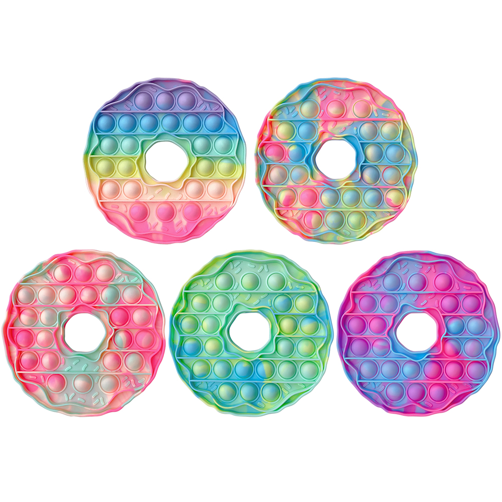 

Silicone Doughnut Push Bubble Board Autism Toy Kids Sensory Education Toy, 501 Original
