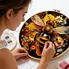 Golden Bloom 11CT 3 Strand DIY Stamped Cross Stitch Kit for Adult 45x45cm