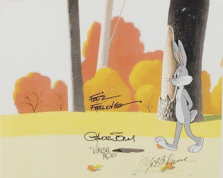 REPRINT - BUGS BUNNY Mel Blanc - Friz Freleng Signed 8 x 10 Photo Poster painting RP