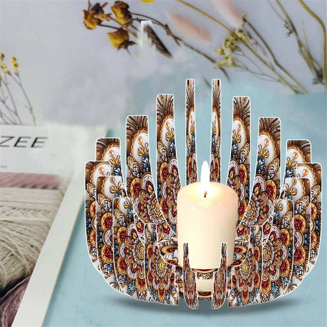 DIY Diamond Art Painting Kits of Candle Holder for Aromatherapy & Home Decor