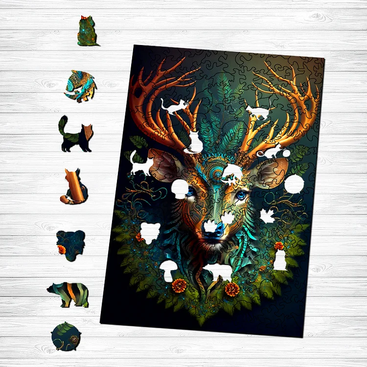 Ericpuzzle™ Ericpuzzle™Impressive Deer Wooden Jigsaw Puzzle