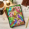 Flower Birds 5D DIY Diamond Art Painting Notebook Kit 50 Pages A5 Rhinestone Art Painting Notebook Kit for Adults Beginners Holiday Birthday Gift