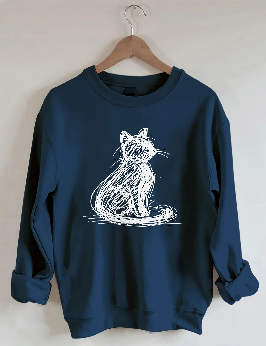 Abstract Cat Sweatshirt